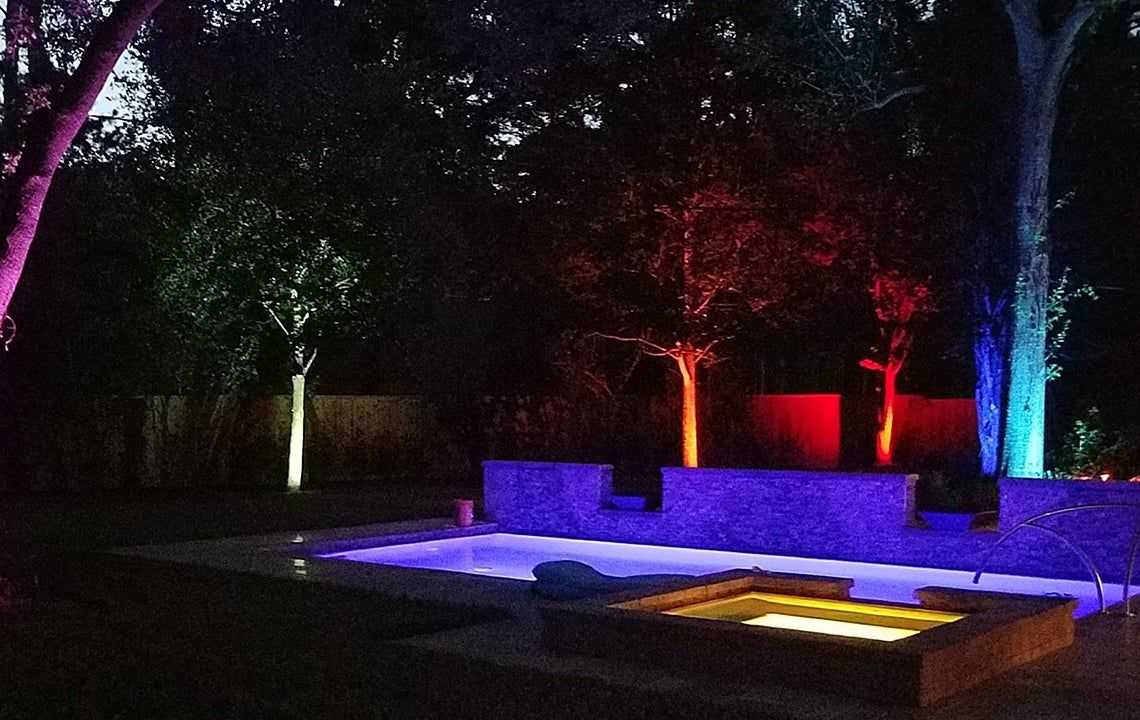 lights around a home